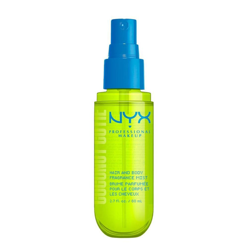 Perfume de fragancia de aceite graso NYX Cutie aroma de coco para cabello y cuerpo con melocotón y manzana vegano