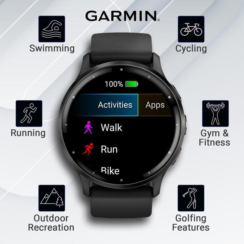 Garmin Venu 3 Con Pantalla AMOLED Y Salud Avanzada