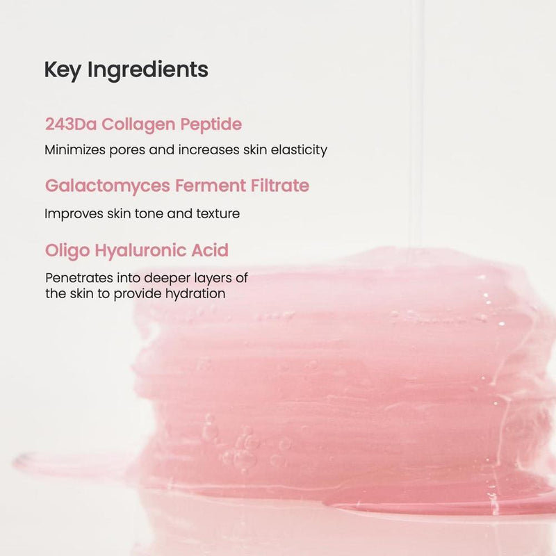 Biodance Almohadillas de tóner de gel de colágeno para minimizar poros y mejorar elasticidad, adecuado para piel sensible
