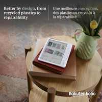 Kobo Libra Colour eReader con pantalla Kaleido™ 3, modo oscuro, resistencia al agua y soporte para audiolibros, color blanco