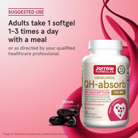 Suplemento QH en gomitas de Jarrow Formulas con alta absorción, apoyo energético y antioxidante para salud cardiovascular