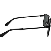 Gafas de sol Calvin Klein estilo aviador con marco metálico, doble puente y lentes tonificadas en modelo XL para hombres