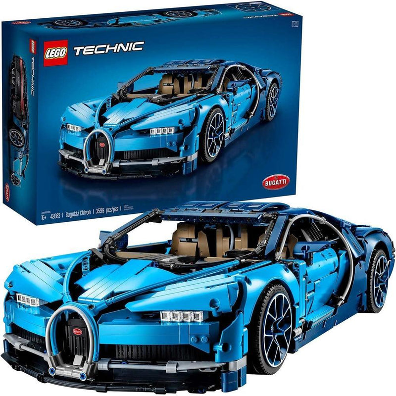 LEGO Technic Bugatti Chiron, kit de construcción para adultos con detalles auténticos del auto de carrera, 3599 piezas