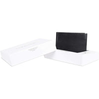 Calvin Klein Billetera plegable de piel RFID para hombre con múltiples ranuras para tarjetas e identificación