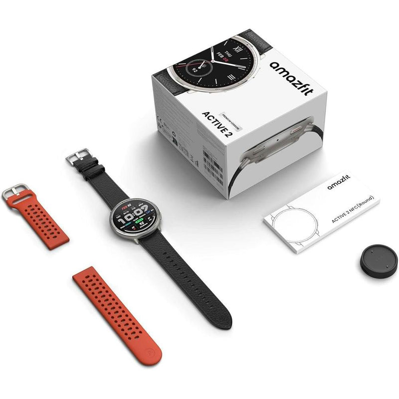 'Amazfit Active 2 Smartwatch Android/iPhone, Resistente Al Agua, Batería 10 Días, GPS, Monitor Corazón Y Sueño'