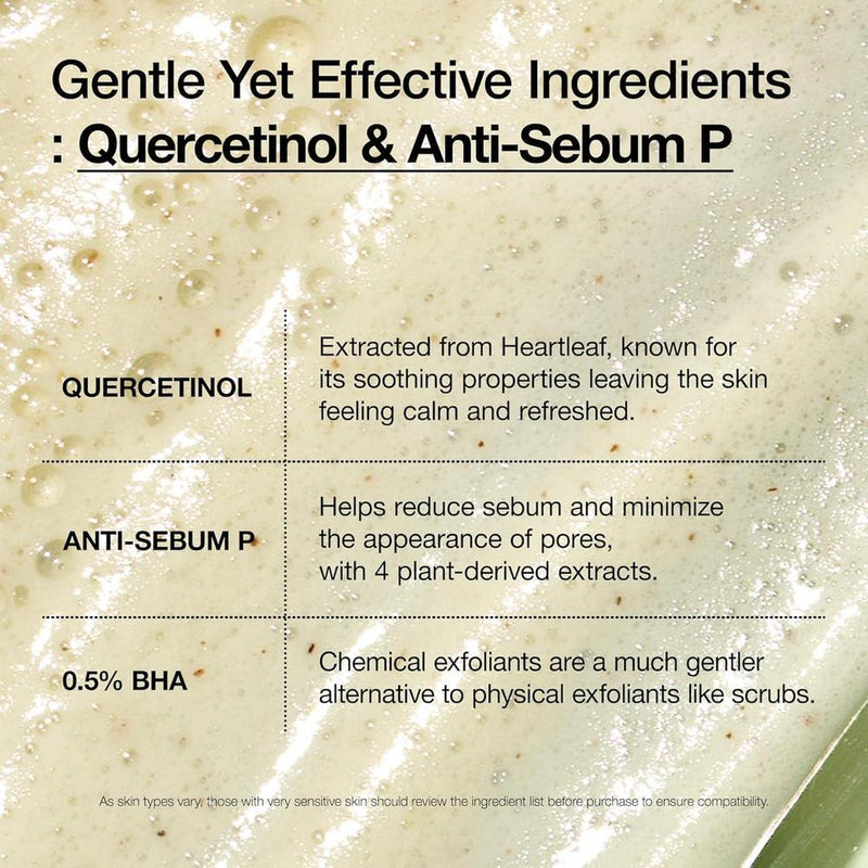 Dúo Doble Limpiador Heartleaf: Aceite Control de Poros y Espuma Quercetinol para Poros