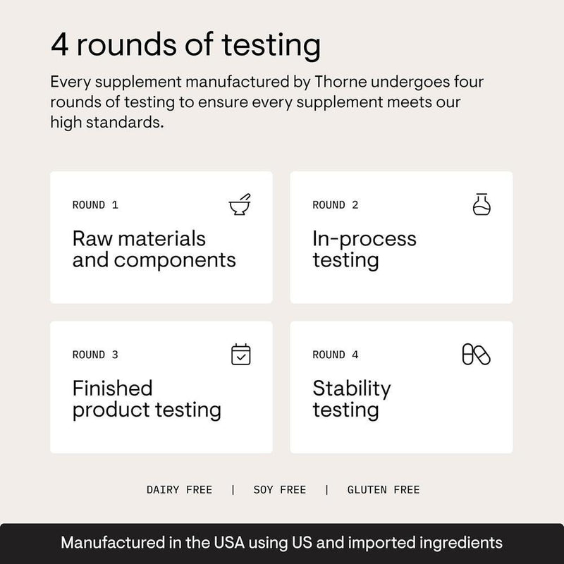 Creatina en polvo Thorne Research para producción de energía, masa corporal magra, resistencia y potencia, NSF para deporte