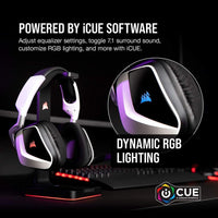 Auriculares Corsair VOID RGB ELITE Inalámbricos - Sonido 7.1, Micrófono Omnidireccional y Compatibilidad iCUE para PC, Mac, PS5, PS4