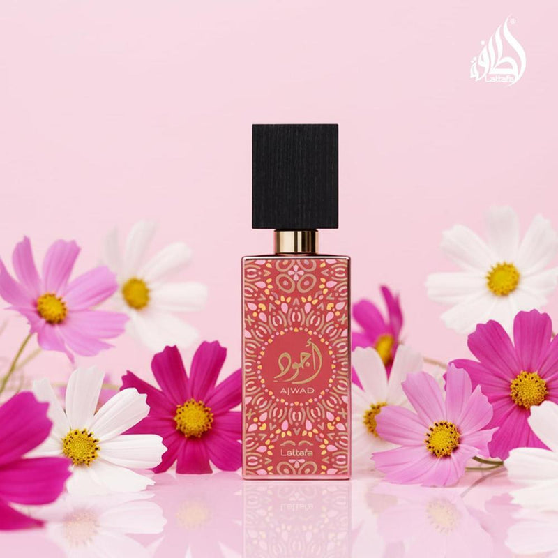 Lattafa Ajwad Pink To Pink Eau de Parfum en espray para mujer, fragancia sofisticada y duradera
