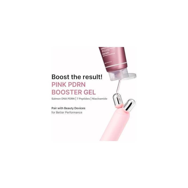 Medicube Set de Dispositivo y Cuidado de la Piel 3 en 1 Mini Booster Pro Plus con Limpiador y Gel PDRN Beige