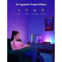 Barras LED inteligentes Govee con control por voz, compatibles con Alexa, para TV y PC con modos de escena y música