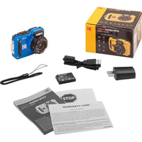 Kodak PIXPRO WPZ2 - Cámara digital + estuche negro para apuntar y disparar + tarjeta microSDHC de 32 GB