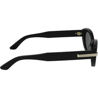 Gafas de sol Calvin Klein mujer CK25502S negras con lente gris sólido y logotipo refinado