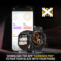 Smartwatch Carbinox Blaze Con Gps Resistente Ip69k Y Gorilla Glass 170+ Deportes Llamadas Bluetooth Compatible Android/Ios
