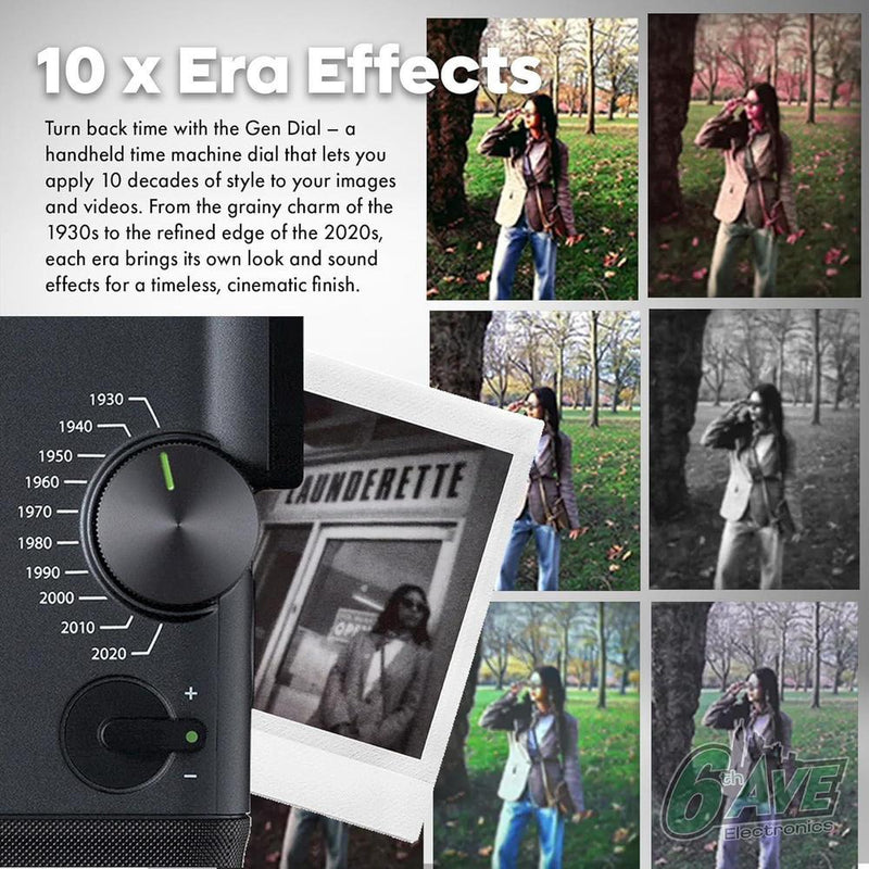 FUJIFILM Instax Mini Evo: cámara instantánea híbrida con Bluetooth y 10 efectos visuales + Instax-Mini Twin Pack