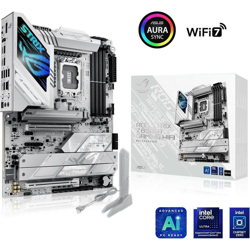 ASUS ROG STRIX Z890-A GAMING WIFI placa base para Intel® Core™ Ultra, AI PC-ready, DDR5, WiFi 7, 5x M.2, Thunderbolt™ 4
