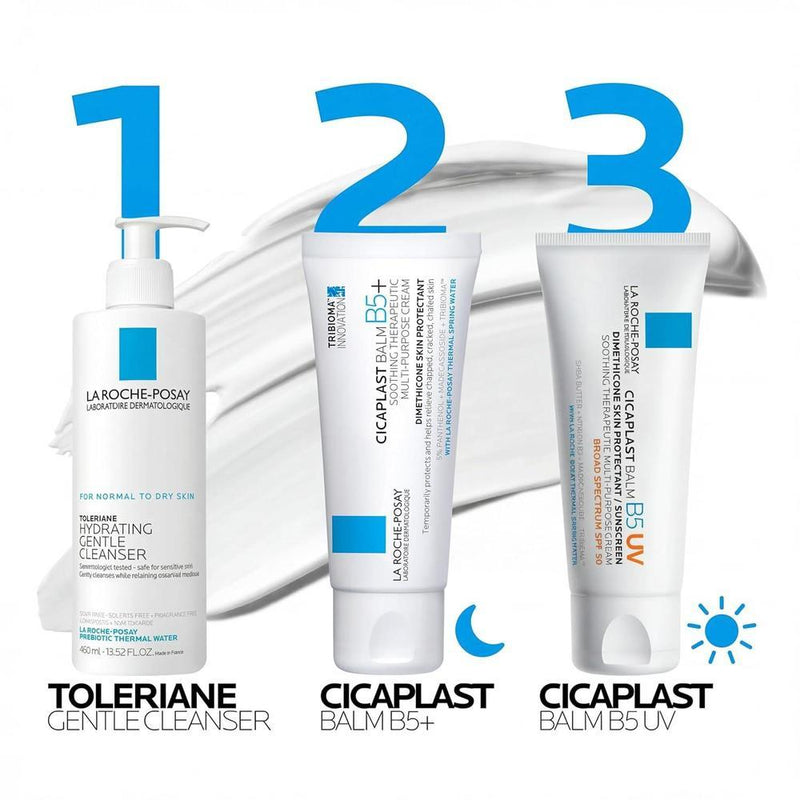 La Roche-Posay Bálsamo Cicaplast B5 Crema Multiusos para Piel Seca e Irritada, Apta para Bebés, Sin Fragancia