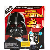 STAR WARS Darth Vader - Máscara electrónica con frases y efectos de sonido, disfraz para niños de 5 años, juguetes