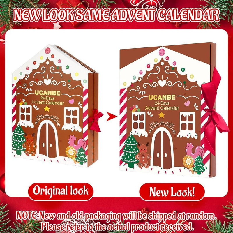 Calendario De Adviento De Maquillaje Ucanbe 2025, Set De 24 Sorpresas Navideñas