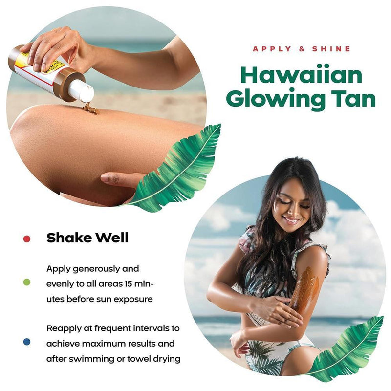 Acelerador de Bronceado Hawaiano Natural con Vitaminas y Antioxidantes 118ml