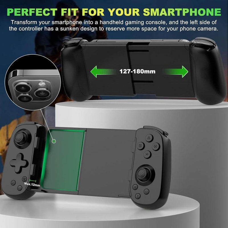 Koiiko Phone Game Controller para iPhone, Android, PC y Switch, compatible con juegos en la nube y transmisión