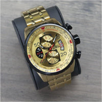 Invicta reloj japonés de cuarzo para hombre, diseño aviador, pantalla analógica, correas de acero inoxidable