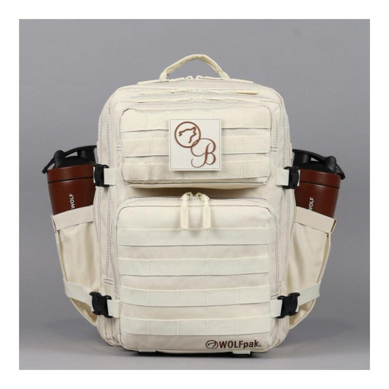 WOLFpak Mochila 35L Bombshell Sportswear en color crème, diseño unisex para actividades casuales y deportivas, hecha de poliéster resistente