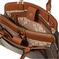 Calvin Klein Margot - Bolso con logotipo texturizado en relieve