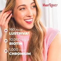 Multivitamínico líquido MaryRuth's con Biotina 10000mcg para el crecimiento del cabello, probado clínicamente en mujeres