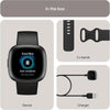 Smartwatch Fitbit Versa 4, Negro/Grafito, GPS Y Monitor De Frecuencia Cardíaca, Talla Única