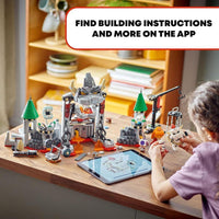 LEGO Super Mario Dry Bowser Castle Battle Set de expansión con Bowser y 4 figuras de Super Mario para niños de 8 años en adelante