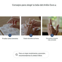 Anillo Oura 4 Plata - Dispositivo portátil de seguimiento del sueño y salud con Bluetooth, diseño resistente y cómodo para uso continuo