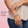 Pandora Moments Pulsera tipo serpiente con cierre de corazón