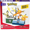 MEGA Figura Pokémon para Niños, Juego de Construcción de Pikachu Evolution, 159 Piezas, 3 Personajes Posables, Regalo Ideal