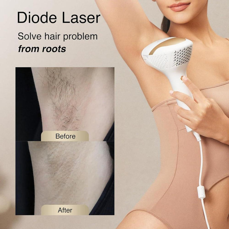 Depilación láser DermRays para hombres y mujeres, reducción permanente del vello, dispositivo aprobado por la FDA