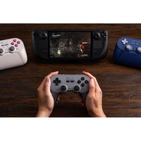 8BitDo Pro 3 Bluetooth Controller compatible con Switch, Windows, Apple y Android, con base de carga y botones intercambiables