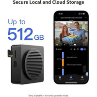 Aqara Timbre Inteligente con Cámara G410 y Campanilla, Video Seguro HomeKit, Audio Bidireccional, Hub Matter Integrado