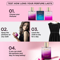Perfume EDP para mujer de Bella Vita Luxury con pimienta rosa, fruta roja y jazmín. Aroma afrutado y picante, de larga duración