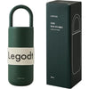 Odense - Vaso térmico Legodt Loop con tapa y asa, aislado, resistente a fugas, de acero inoxidable
