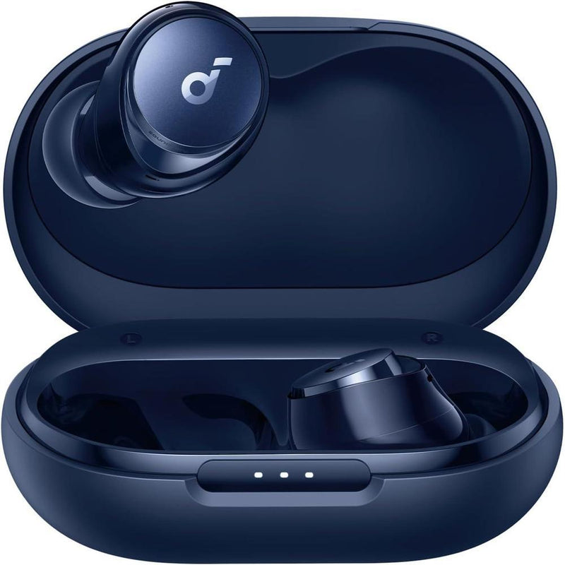 Soundcore By Anker Space A40 Inalámbricos Cancelación Activa De Ruido 50 Horas Reproducción Azul