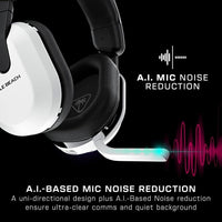 Turtle Beach Stealth 600 Auriculares Inalámbricos Gaming Multiplataforma con Bluetooth y Micrófono Cancelación de Ruido, Blanco