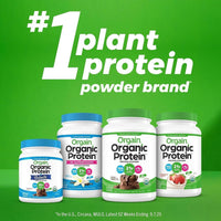 Proteína vegetal orgánica vegana orgain, sin lactosa, sin gluten, sin soya, sin OMG, ideal para batidos y mezclas