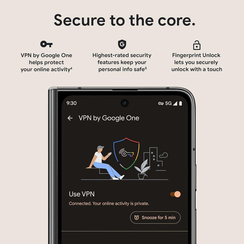 Google Pixel Fold - Smartphone Android 5G desbloqueado con lente teleobjetivo, ultraancha y batería de larga duración