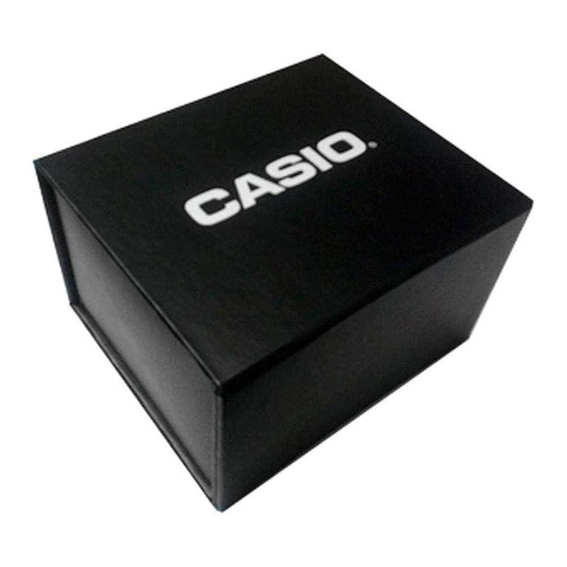Reloj Casio para hombre, diseño análogo con dial marrón y acero inoxidable, resistente al agua y manecillas luminosas