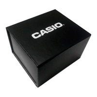 Reloj Casio para hombre, diseño análogo con dial marrón y acero inoxidable, resistente al agua y manecillas luminosas