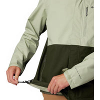 Columbia Chaqueta Hikebound II para hombre impermeable y transpirable con capucha ajustable