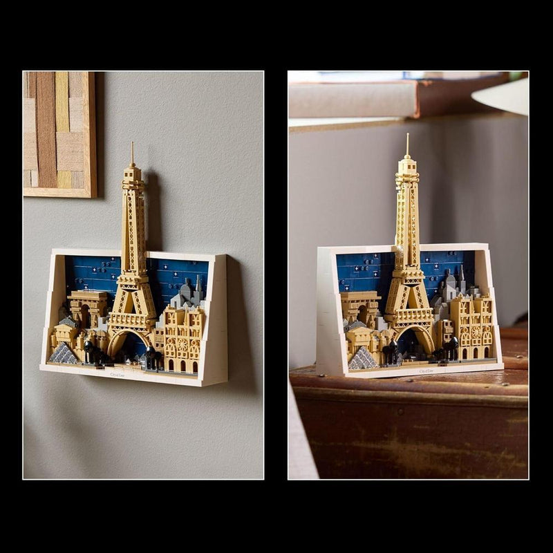 LEGO Architecture París – Juego de construcción para adultos, decoración DIY para casa u oficina, incluye icónicos monumentos