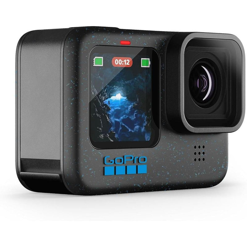 GoPro HERO12 Black - Cámara de acción impermeable con video Ultra HD de alta resolución, fotos de 27 MP, HDR, estabilización avanzada