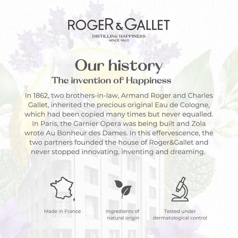 Roger & Gallet Gel de Ducha Hidratante a Base de Plantas con Aloe Vera para Piel Suave y Refrescante