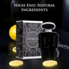 Robot Noir para hombre, fragancia fresca de madera con cardamomo, ruibarbo, bergamota, limón, vainilla y vetiver haitiano